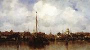 Jacob Maris Dutch Town on the Edge of the Sea china oil painting reproduction